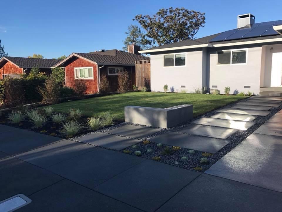 Concrete and Landscape Installation in San Rafael, CA